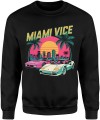 Miami Vice – retro klimat lat 80, szybkie auta i neonowe miasto Męska bluza 