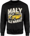 Mały ale wariat – retro samochód klasyk Fiat Męska bluza  