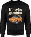 Klasyka gatunku maluch fiat 126p klasyk polska motoryzacja Męska bluza  