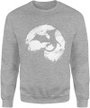 Smok w pełni księżyca – mroczny fantasy motyw dla fanów smoków Męska bluza 