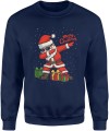 Święty Mikołaj dabbing – Merry Christmas Męska bluza 
