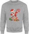 Święty Mikołaj dabbing – Merry Christmas Męska bluza 