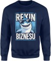 Rekin biznesu – zabawny motyw dla przedsiębiorcy Męska bluza 