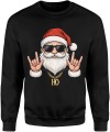 Rockowy Mikołaj – Ho Ho styl, świąteczny klimat z luzem Męska bluza 