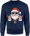 Rockowy Mikołaj – Ho Ho styl, świąteczny klimat z luzem Męska bluza 