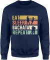 Eat sleep bachata repeat taniec latynoski Męska bluza 