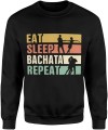 Eat sleep bachata repeat taniec latynoski Męska bluza 