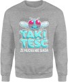 Taki teść, że mucha nie siada dla super teścia Męska bluza 