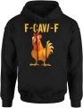 Zabawny kogut f caw f parodia fcawf Męska bluza z kapturem  
