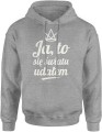 Ja to się światu udałem Męska bluza z kapturem 