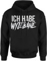 Ich habe wyjebane tekst ironiczny humor dystans do życia Męska bluza z kapturem  