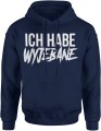Ich habe wyjebane tekst ironiczny humor dystans do życia Męska bluza z kapturem 