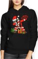Święty Mikołaj dabbing – Merry Christmas Damska bluza z kapturem 