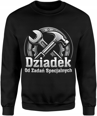 Dziadek od zadań specjalnych złota rączka doświadczenie fachowiec Męska bluza