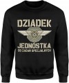 Dziadek jednostka do zadań specjalnych charakter doświadczenie siła Męska bluza  