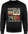 Original 1986 Limited Edition Kaseta Vintage Męska bluza     