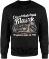 Motocykl custom Czterdziestolatek – oryginalne części od 1986 Męska bluza     