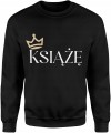 Książę korona styl królewski prestiż elegancja charakter Męska bluza     