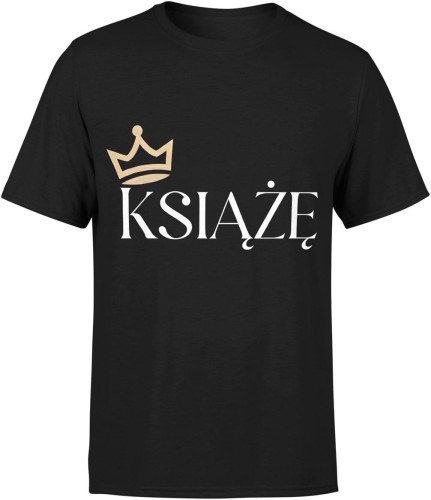 Książę korona styl królewski prestiż elegancja charakter Męska koszulka 