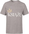 Książę korona styl królewski prestiż elegancja charakter Męska koszulka 