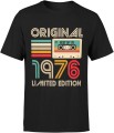 Original 1976 Limited Edition Kaseta Vintage Męska koszulka 