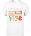 Original 1976 Limited Edition Kaseta Vintage Męska koszulka 
