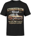 Czterdziestoletni klasyk rocznik 1986 legenda styl retro motoryzacja Męska koszulka 