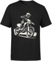 Motocross enduro adrenalina teren pasja jazdy offroad sportowy styl Męska koszulka 