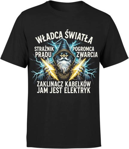 Władca Światła – Elektryk Męska koszulka 