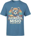 Dziadzio misio luz dystans humor chill styl życia Męska koszulka 