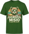 Dziadzio misio luz dystans humor chill styl życia Męska koszulka 