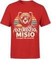 Dziadzio misio luz dystans humor chill styl życia Męska koszulka 