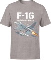 F16 polish air force lotnictwo wojskowe siła prędkość odrzutowiec Męska koszulka 