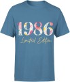 1986 Limited Edition Kwiaty Męska koszulka 