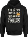 Kto używa poziomicy ten jest chyba z zagranicy fachowiec Męska bluza z kapturem   