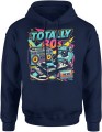 Totalny klimat lat osiemdziesiątych muzyka styl retro lata 80 Męska bluza z kapturem 