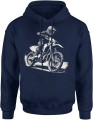 Motocross enduro adrenalina teren pasja jazdy offroad sportowy styl Męska bluza z kapturem 