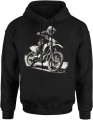 Motocross enduro adrenalina teren pasja jazdy offroad sportowy styl Męska bluza z kapturem   