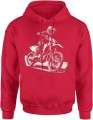 Motocross enduro adrenalina teren pasja jazdy offroad sportowy styl Męska bluza z kapturem 
