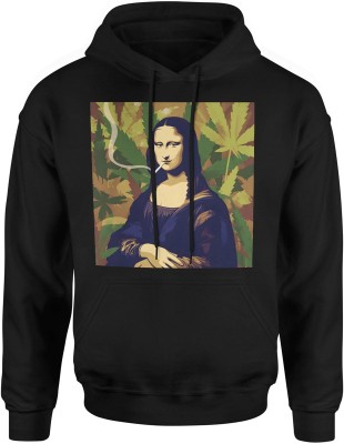 Mona Lisa artystyczna parodia klasyczne malarstwo natura kontrkultura Męska bluza z kapturem