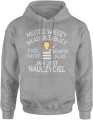 Mistrz wiedzy nauczyciel bohater klasy pasja edukacja Męska bluza z kapturem 