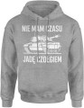 Czołg – Nie mam czasu, jadę czołgiem Męska bluza z kapturem 