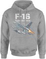 F16 polish air force lotnictwo wojskowe siła prędkość odrzutowiec Męska bluza z kapturem 