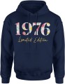 1976 Limited Edition Kwiaty Męska bluza z kapturem 