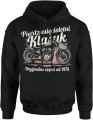 Motocykl custom Pięćdziesięciolatek – oryginalne części od 1976 Męska bluza z kapturem 