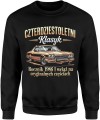 Czterdziestoletni klasyk rocznik 1986 legenda styl retro motoryzacja Męska bluza  