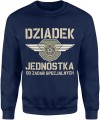 Dziadek jednostka do zadań specjalnych charakter doświadczenie siła Męska bluza 