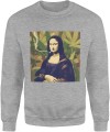 Mona Lisa artystyczna parodia klasyczne malarstwo natura kontrkultura Męska bluza  