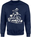 Motocross enduro adrenalina teren pasja jazdy offroad sportowy styl Męska bluza  