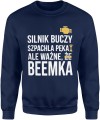 Silnik buczy szpachla pęka ale ważne że beemka Męska bluza 